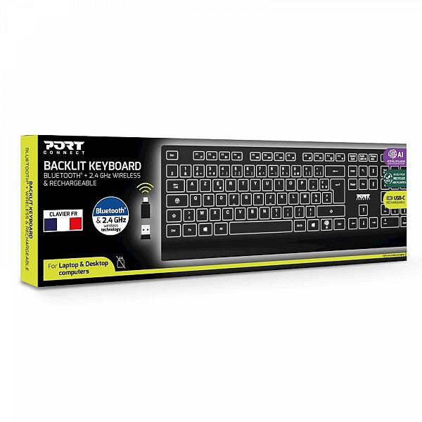 Tipkovnica PORT SLO verzija, Bluetooth, AI tipka7d