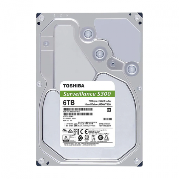 Toshiba 6TB S300 Surveillance 3,5