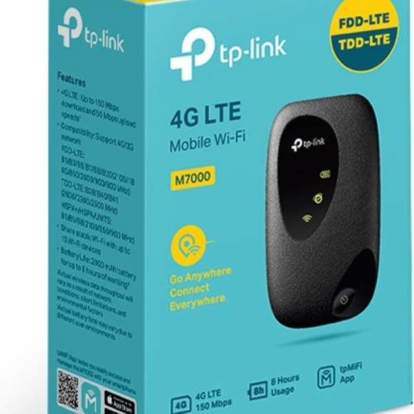 TP-Link 4G LTE Mobile Wi-Fi hotspot z baterijskim napajanjem M7000