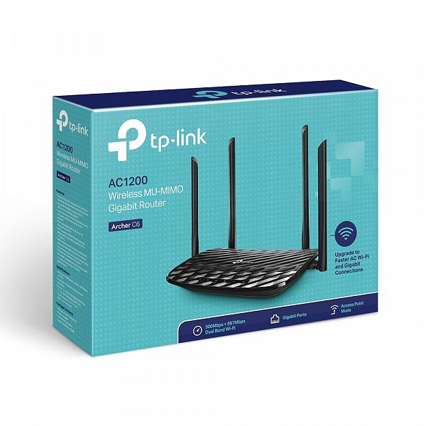 TP-LINK ARCHER C6 AC1200 Gigabit brezžični usmerjevalnik