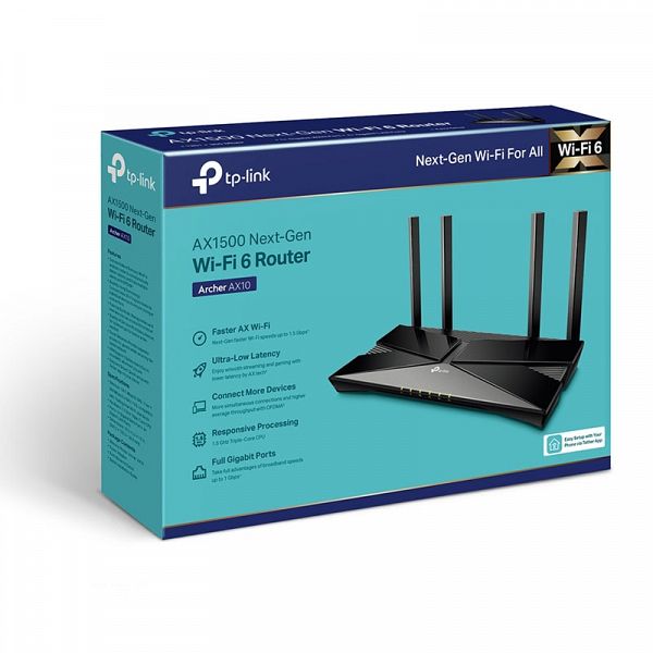 TP-LINK Archer AX10 AX1500 Wi-Fi 6 usmerjevalnik-router