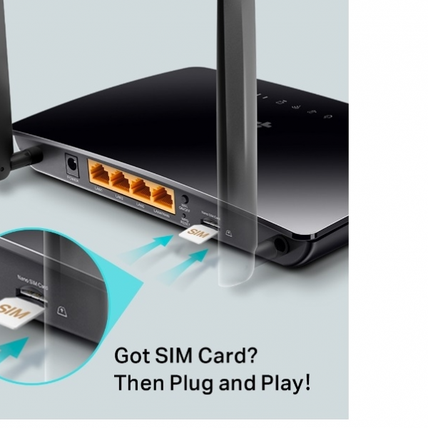 TP-LINK Archer MR400 AC1200 brezžični Dual Band 4G LTE usmerjevalnik, SIM