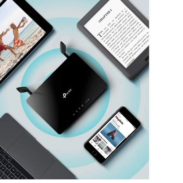 TP-LINK Archer MR400 AC1200 brezžični Dual Band 4G LTE usmerjevalnik, SIM