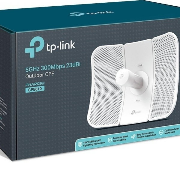 TP-LINK CPE610 5GHz 300Mbps 23dBi zunanja usmerjena dostopna točka
