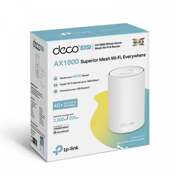 TP-LINK Deco X20-4G AX3000 Wi-Fi 6 usmerjevalnik-router
