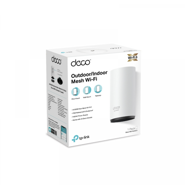TP-Link Deco X50-Outdoor (1 pack) zunanji Mesh AX3000 Dual-Band Wi-Fi 6 sistem