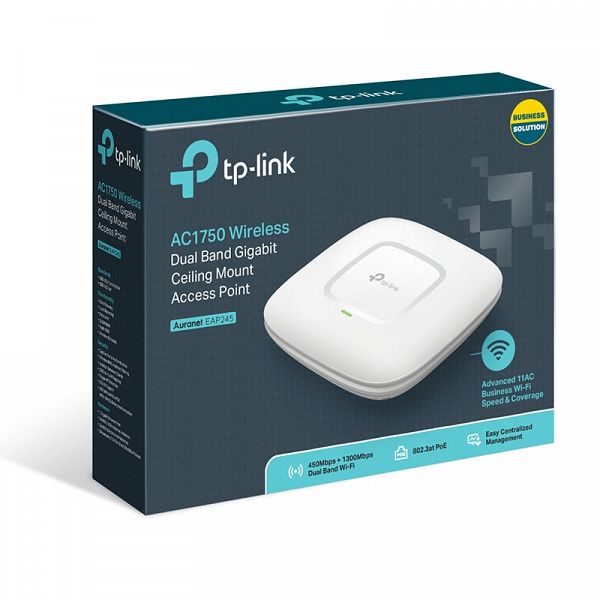 TP-LINK EAP245 gigabit Dual Band AC1750 stropna dostopna točka-AP