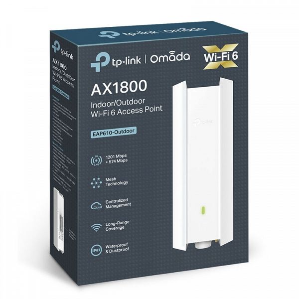 TP-LINK EAP610-Outdoor 2,4/5GHz AX1800 WiFi 6 zunanja dostopna točka