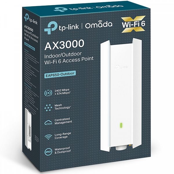 TP-LINK EAP650-OUTDOOR AX3000 WiFi6 2.4/5 GHz notranje/zunanja dostopna točka