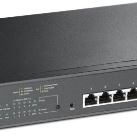 TP-LINK JetStream 8-Port Gigabit Smart PoE+ & 2-Port Gigabit SFP switch/stikalo