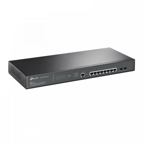 TP-LINK JetStream TL-SG3210XHP-M2 8-port 2.5Gb 2-port 10GE SFP+ L2+ 8xPoE+ Managed 240W mrežno stikalo-switch