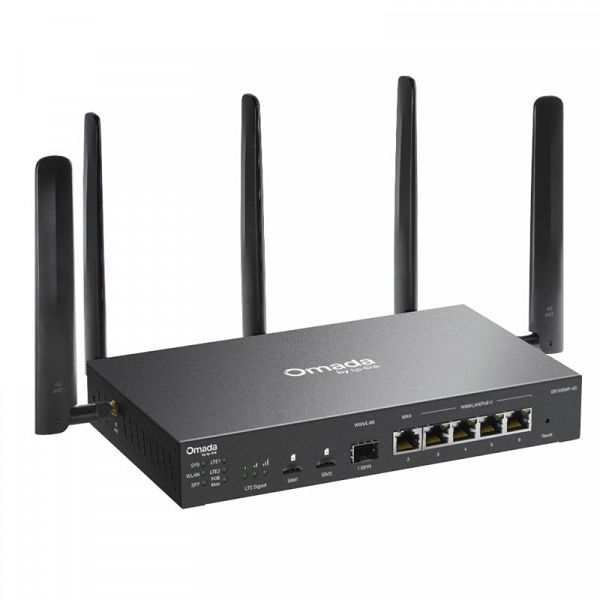 TP-LINK Omada ER706WP-4G AX3000 Gigabit VPN 4-port PoE+ usmerjevalnik router