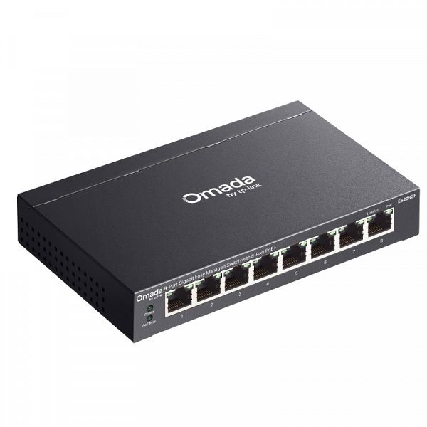 TP-LINK Omada ES208GP 8-port gigabit 8xPoE+ managed mrežno stikalo-switch