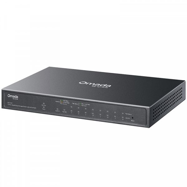 TP-LINK Omada ES210GP 8-port gigabit 8xPoE+ 1x SFP managed mrežno stikalo-switch