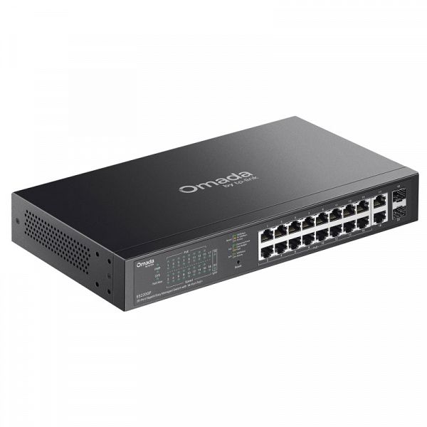 TP-LINK Omada ES220GP 20-port gigabit 16xPoE+ 2x SFP managed mrežno stikalo-switch