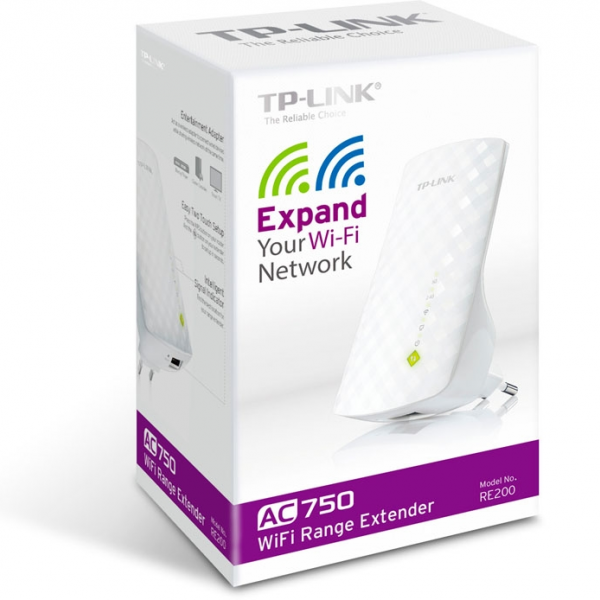 TP-LINK RE200 AC750 Dual Band WiFi ojačevalec extender