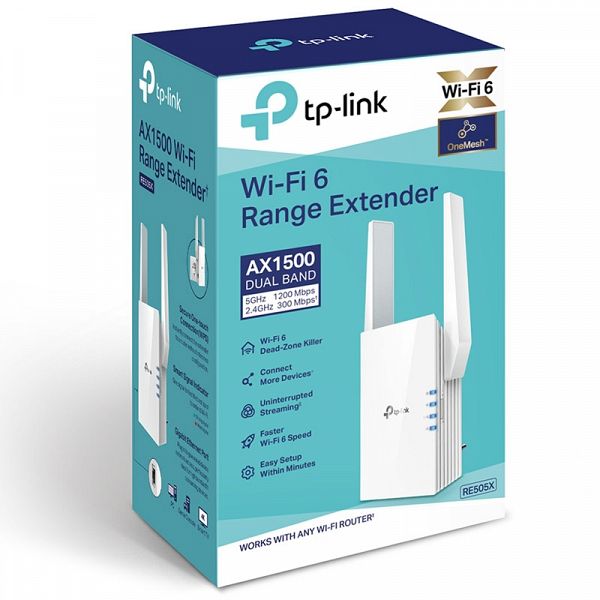 TP-LINK RE505X AX1500 Wi-Fi ojačevalec extender