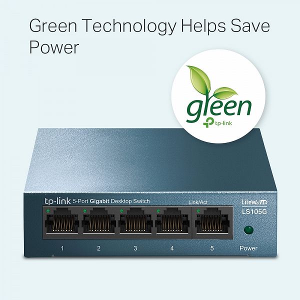 TP-LINK LS105G 5 port Gigabit mrežno stikalo / switch