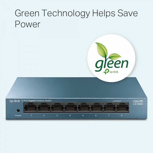 TP-LINK LS108G 8 port Gigabit mrežno stikalo / switch