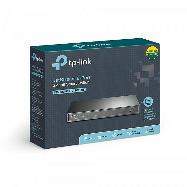 TP-LINK T1500G-8T 8-port Gigabit Smart stikalo