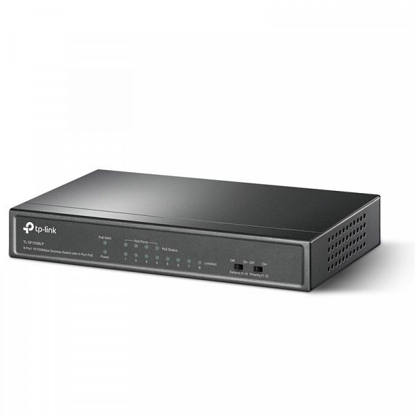 TP-LINK TL-SF1008LP 8-Port 10/100 4xPoE 41W mrežno stikalo-switch