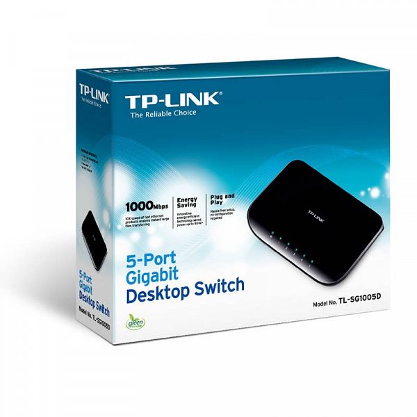 TP-LINK TL-SG1005D 5-port gigabit mrežno stikalo-switch