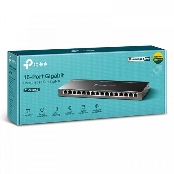 TP-LINK TL-SG116E 16-port gigabit mrežno stikalo-switch