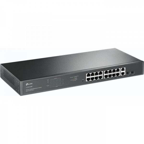 TP-LINK TL-SG1218MP Gigabit stikalo 18-port Gigabit s 16-Port PoE+ port 2× Combo Gigabit SFP