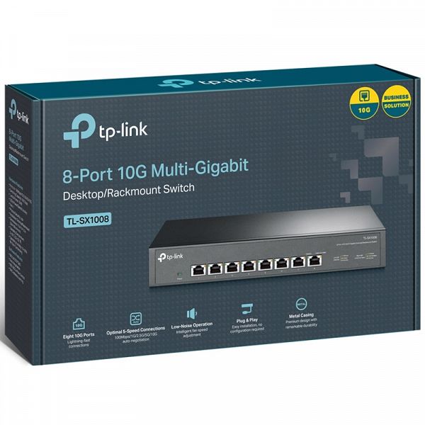 TP-LINK TL-SX1008 WiFi 6-8-portno gigabitno mrežno stikalo-switch