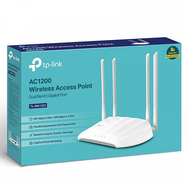 TP-LINK TL-WA1201 AC1200 Gigabit MU-MIMO WiFi dostopna točka AP