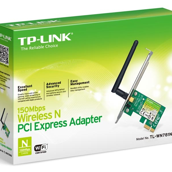 TP-LINK TL-WN781ND N150  PCI express brezžična mrežna kartica