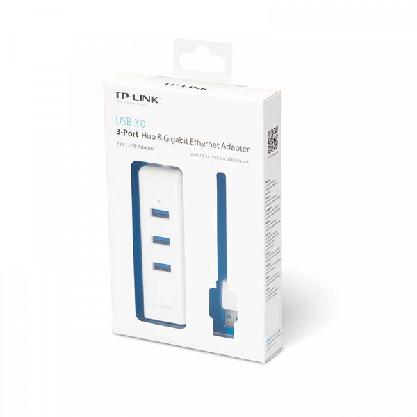 TP-LINK UE330 gigabit LAN USB3.0 3-port hub mrežni adapter