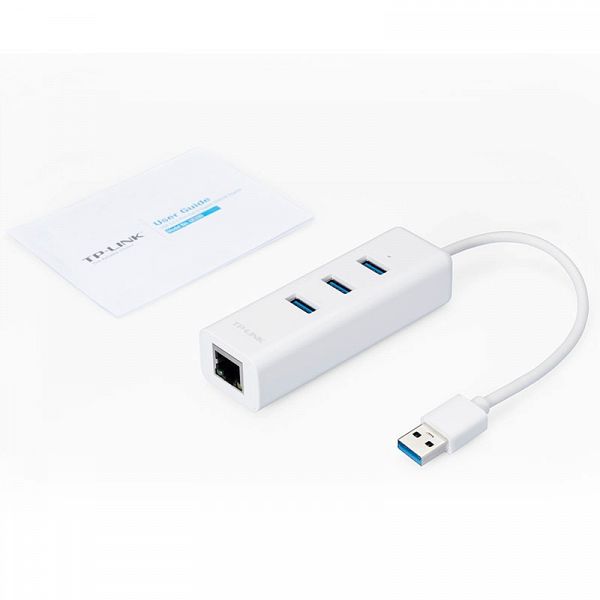 TP-LINK UE330 gigabit LAN USB3.0 3-port hub mrežni adapter