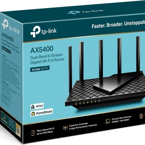 TP-LINK usmerjevalnik Archer AX73 AX5400 Dual Band Gigabit usmerjevalnik Wi-Fi 6