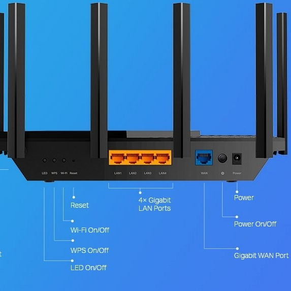TP-LINK usmerjevalnik Archer AX73 AX5400 Dual Band Gigabit usmerjevalnik Wi-Fi 6