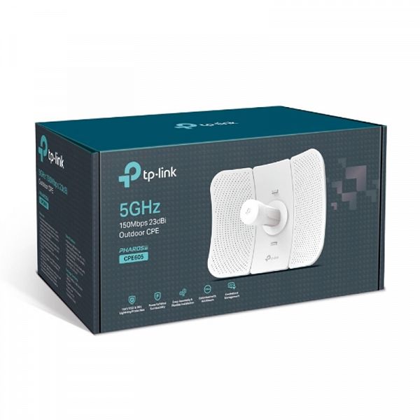 TP-LINK WLAN CPE605 5GHz 150Mbps 23dBi zunanja antena / dostopna točka