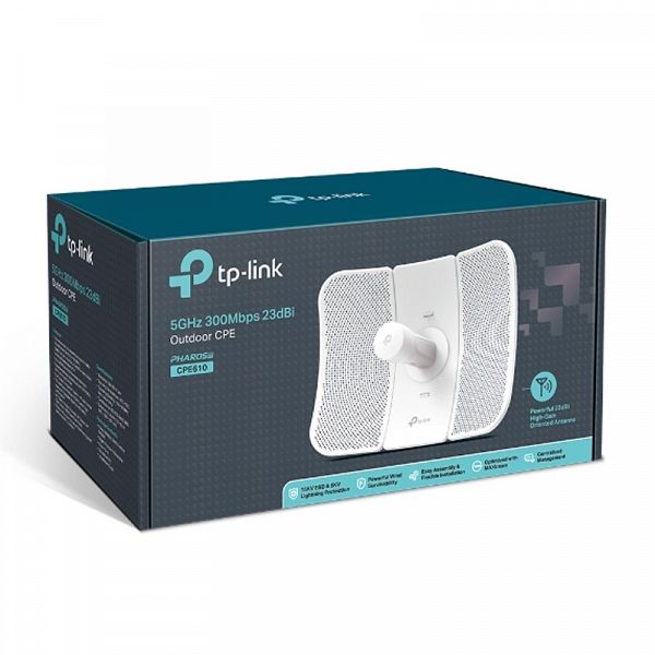 TP-LINK WLAN CPE610 5GHz 300Mbps 23dBi zunanja antena / dostopna točka