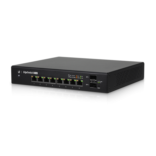 Ubiquiti EdgeSwitch8 150W Managed PoE+ Gigabit stikalo s SFP