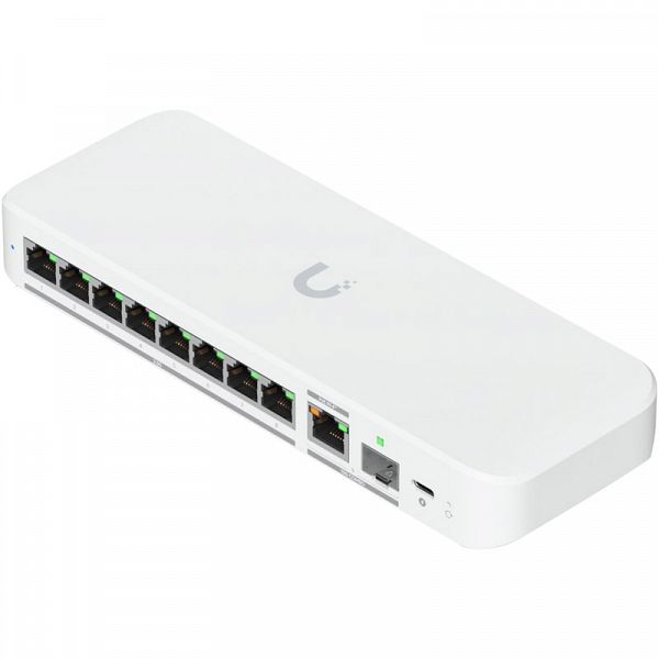 UBIQUITI Flex 2.5G 8x2.5GbE / 1x 10GbE/SFP+ PoE+ mrežno stikalo switch