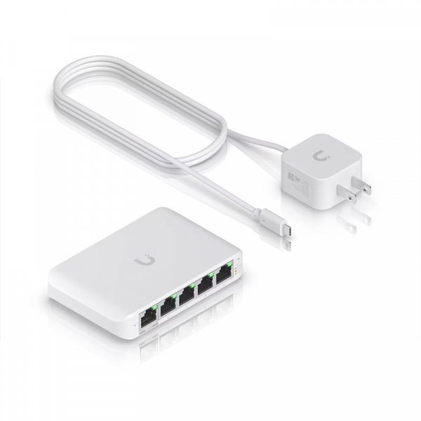 UBIQUITI Flex Mini 5-port Gigabit PoE+/USB-C mrežno stikalo-switch