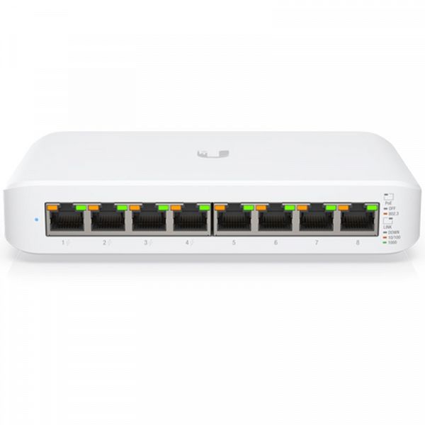 UBIQUITI USW-Lite-8-PoE 8x RJ45 gigabit 4x PoE+ UBNT Layer 2 mrežno stikalo-switch