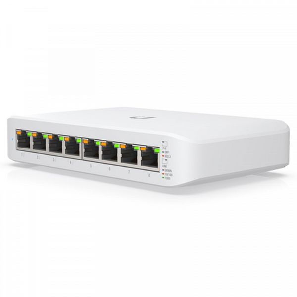 UBIQUITI USW-Lite-8-PoE 8x RJ45 gigabit 4x PoE+ UBNT Layer 2 mrežno stikalo-switch