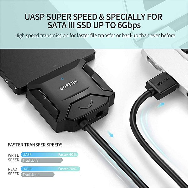 Ugreen 20611 USB 3.0 v SATA adapter za 2,5