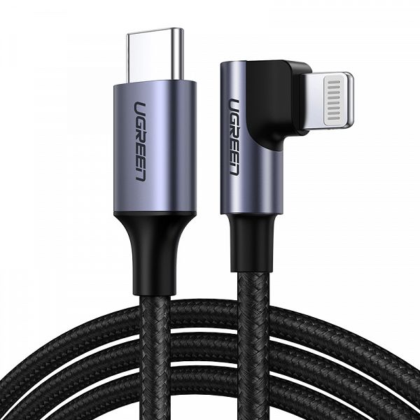 Ugreen MFI kotni kabel USB-C na Lightning 1,5m - box