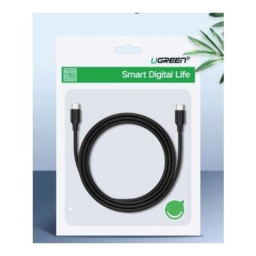 UGREEN USB 2.0 USB-C na USB-C 1m (črn) - polybag