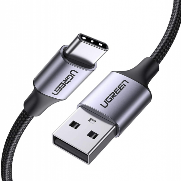 UGREEN USB A 2.0 na USB 3.0 tip C kabel 1.5m (črn) - polybag