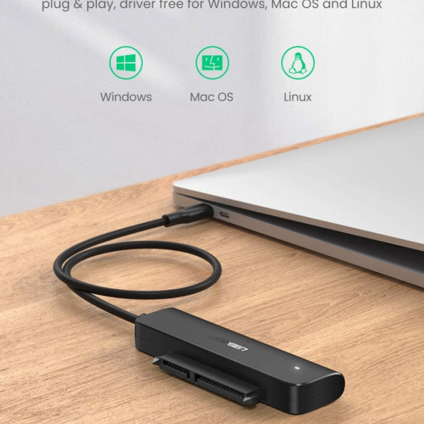 Ugreen USB-C 3.1 na SATA Adapter za 2.5“ - box