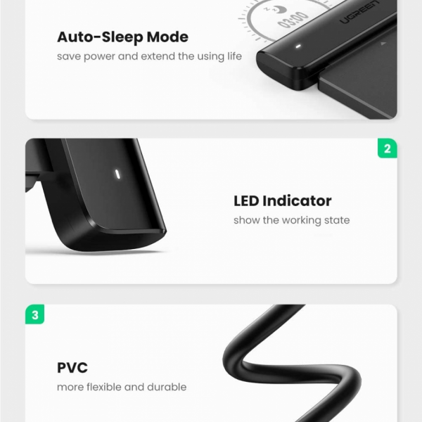 Ugreen USB-C 3.1 na SATA Adapter za 2.5“ - box