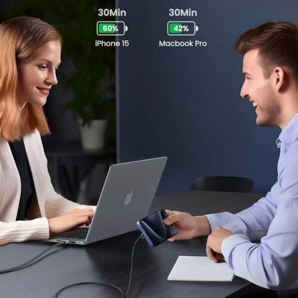 Ugreen USB-C na USB-C polnilni kabel 100W, 3M