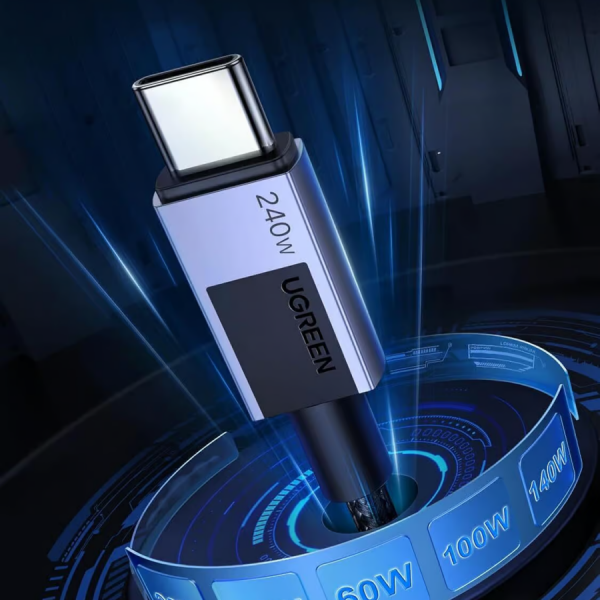 Ugreen USB-C na USB-C polnilni kabel 240W, 1M